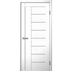 Дверь межкомнатная Сибирь Профиль Ла Стелла 201 Макиато, стекло черное